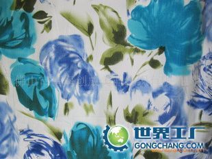 全棉直貢印花布 舒適時(shí)尚的服裝面料優(yōu)選